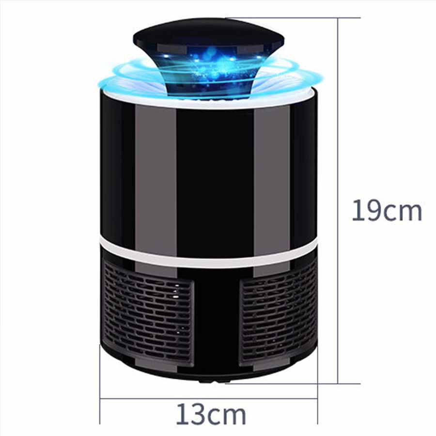 Pembasmi Nyamuk UV LED Photocatalyst Mosquito Repellent - 139 - Black