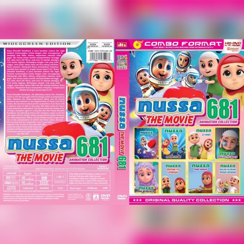 Kaset Film Animasi Koleksi NUSSA THE MOVIE 681