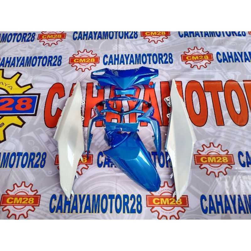 full body halus honda beat fi 2014 - 2017 biru putih termurah