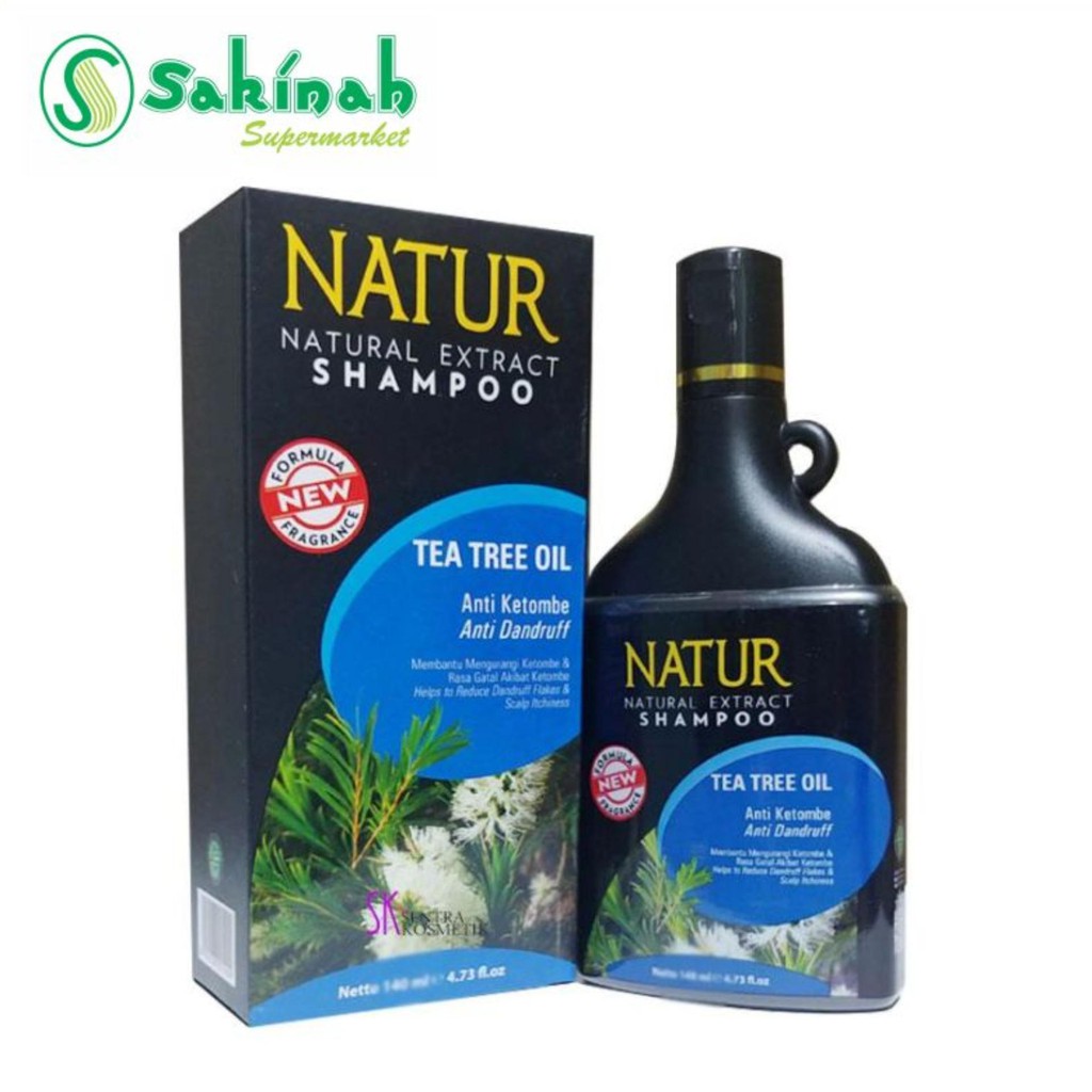 Natur Natural Extract Shampoo Tea Tree Oil 140 Ml