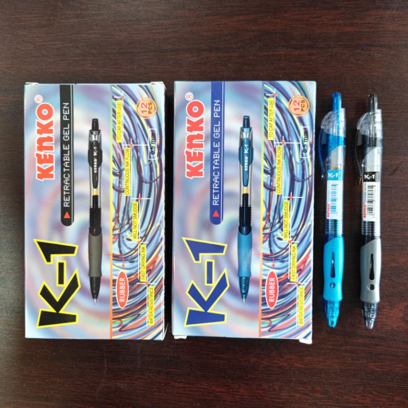 

PULPEN / BALLPOINT / BOLPEN KENKO K1 0.5 MM ( HITAM / BIRU)