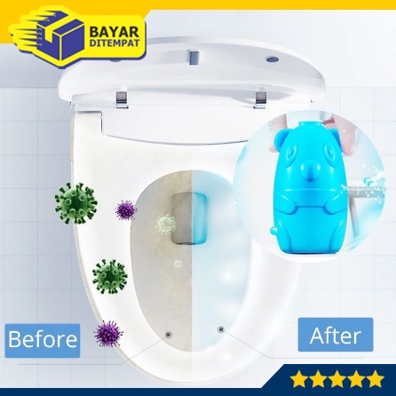 Beruang Biru Cairan Pembersih Kloset Tolilet Automatic Magic Flush Cleaner WC