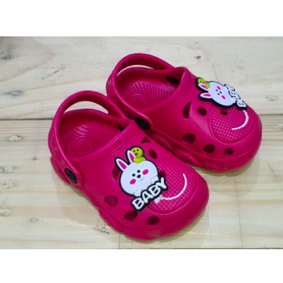 DX-355E-KLC Sandal Baim Anak Perempuan Motif Kelinci Lucu Merek Dulux Size 20-25