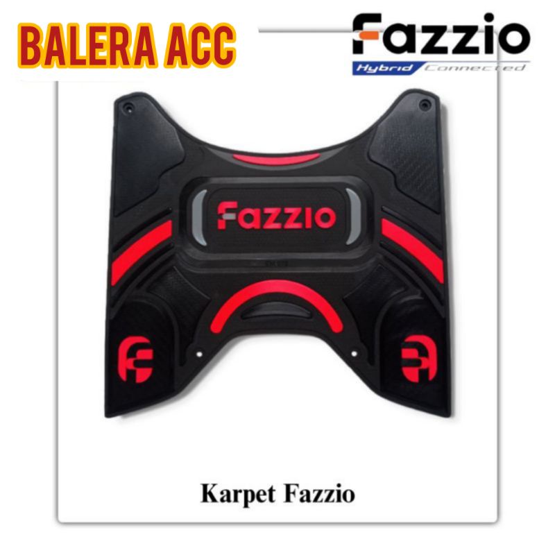 Karpet Fazzio Pijakan Kaki Fazzio Bahan Full Karet Premium Full Hitam