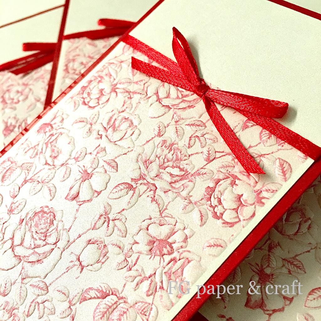 

HJK Amplop Uang 9x17cm (6pcs) Angpau Ribbon Flower by fgpaper