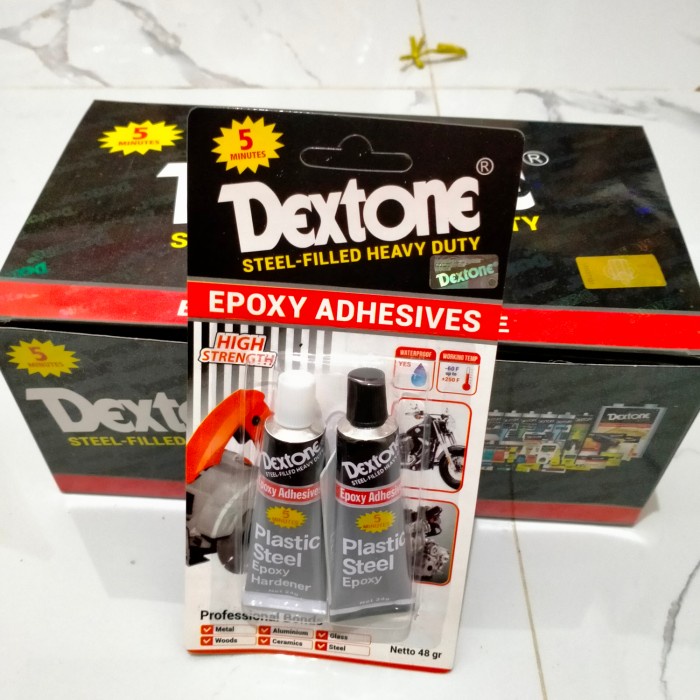 

Lem dextone 5 menit per lusin 12pcs