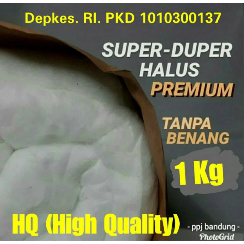 Kapas 1 Kg kualitas super