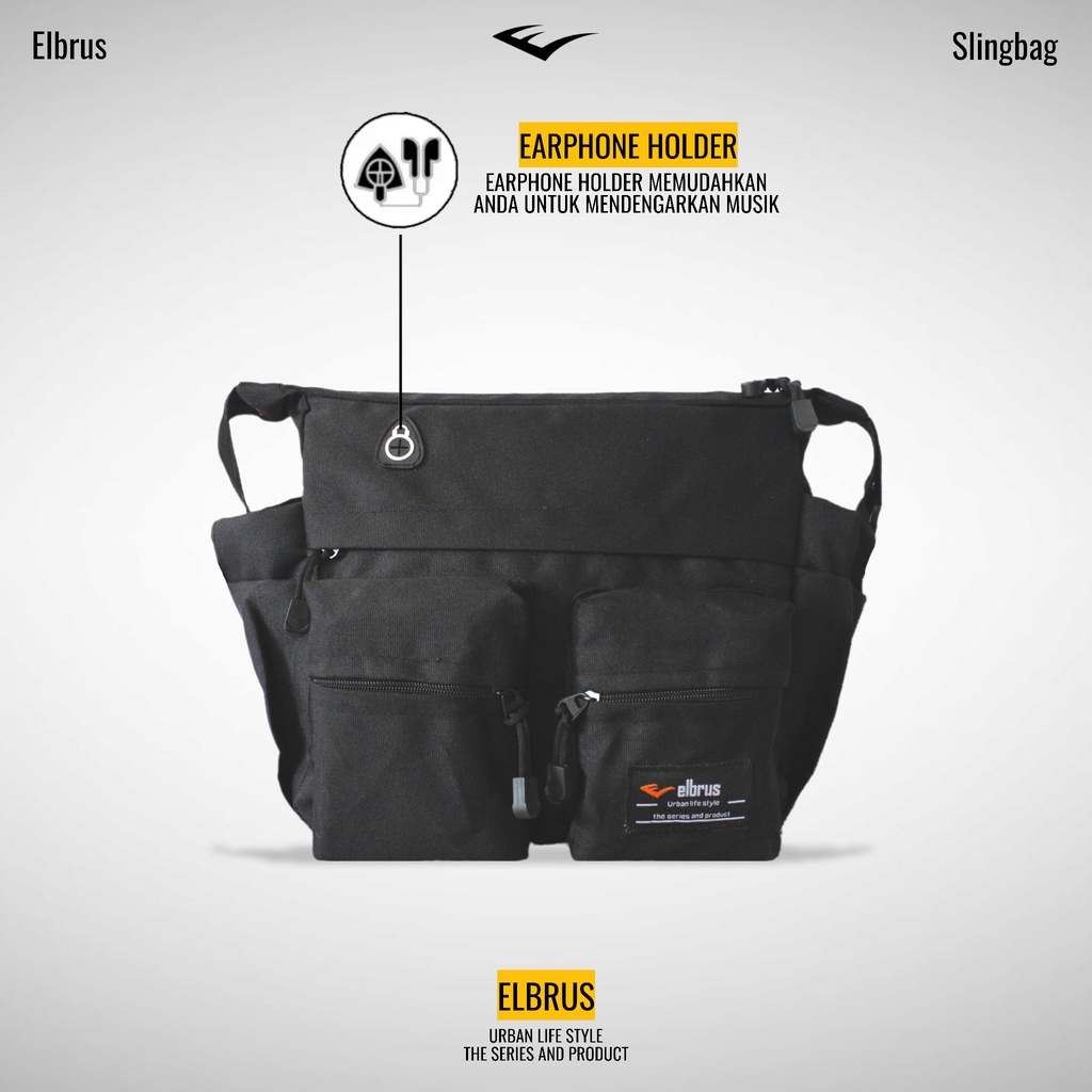 Slingbag Elbrus SK4 / Tas Selempang Distro EM 010