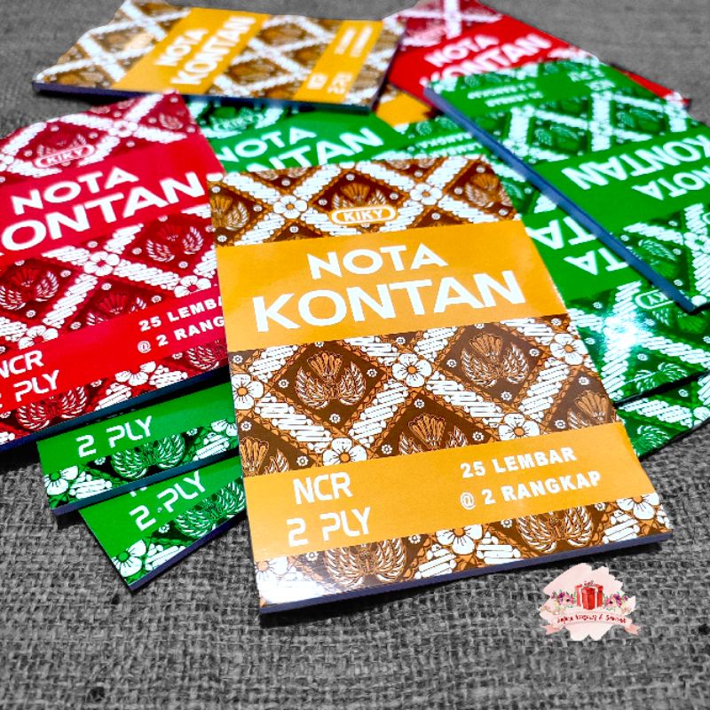 

buku nota 2ply buku bon