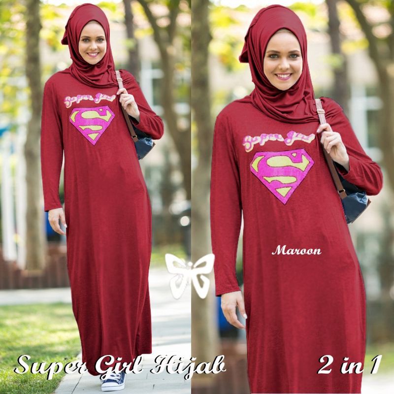 Maxi Super girl ( tanpa pasmina )