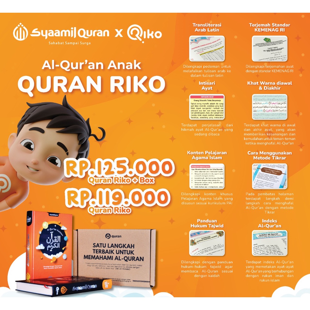 Al-Quran Hafalan Anak : Riko (Syamil Quran)