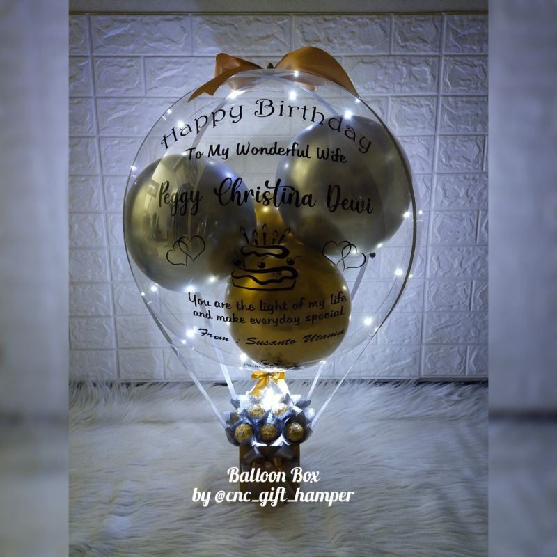 balon ferero/buket balon/balon box/kado balon/kado wisuda/kado anniversary/kado ultah
