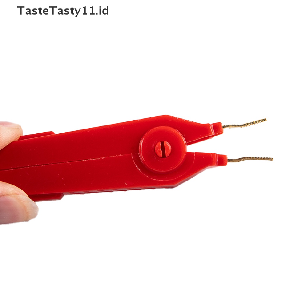 【TasteTasty】 2pcs/set LCR-Plated Copper Alligator Clip Kelvin Four Clip Duckbill Clips .