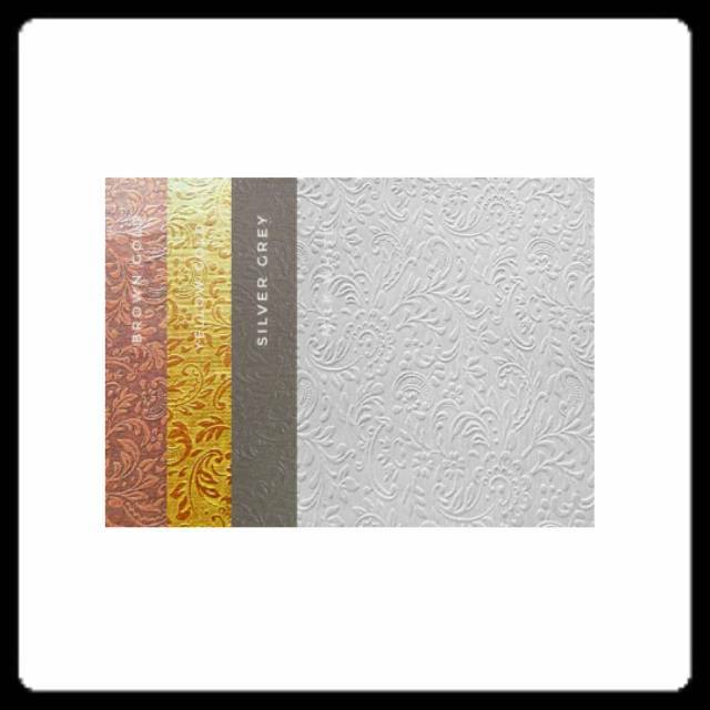 

Fancy Paper - Embossed Small Flower (isi 5 lembar)