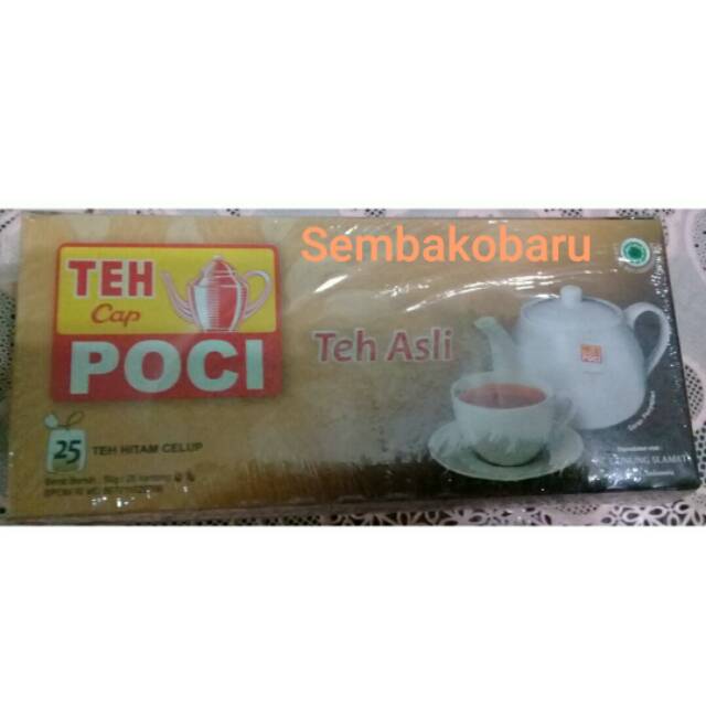 

Teh Cap Poci Asli (Teh Celup) 50gr isi 25