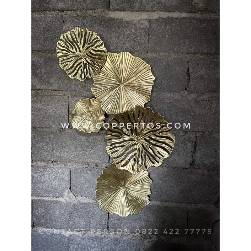 Hiasan dinding minimalis - wall decor minimalis - wall art tembaga asli - copper wall decoration
