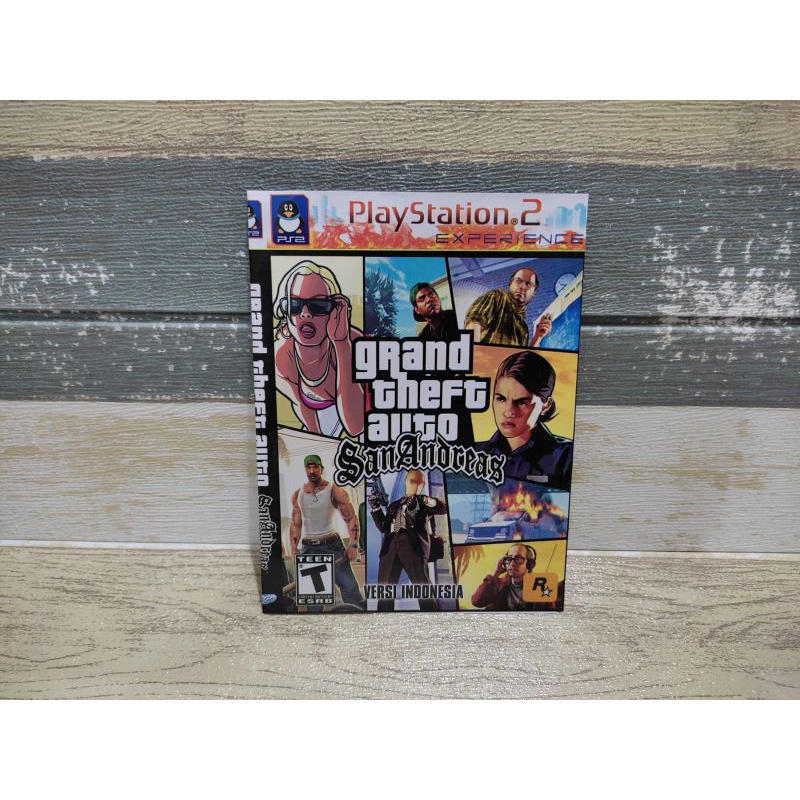 Kaset PS2 GTA San Andreas