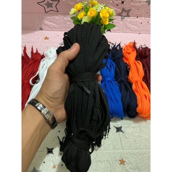 cod 20 pasang tali sepatu gepeng murah/tali sepatu sneakers pria dan wanita/tali sepatu bola/tali sepatu futsal/tali sepatu boots/tali color/tali swuiter/tali sepatu gepeng 1kd/tali sepatu gepeng warna warni/tali gepeng murah 20 pasang cod