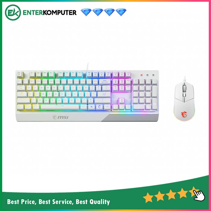 MSI Gaming Keyboard - Vigor GK30 Combo White