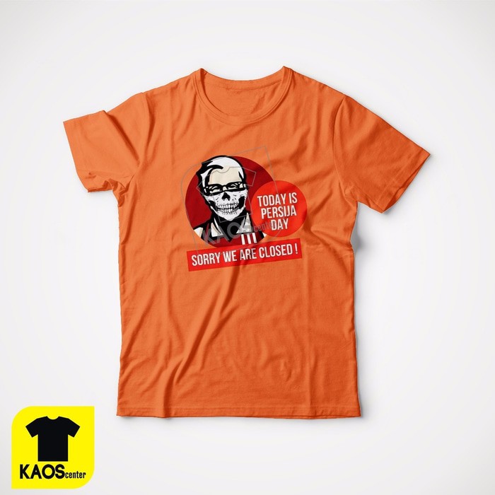 Kaos Tshirt Baju Combed 30S Distro KFC Today Is Persija Day Jakmania