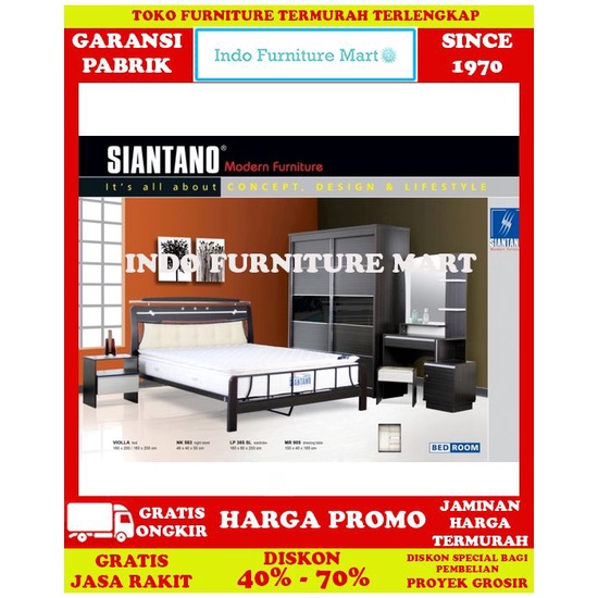 Kamar Tidur Set Bedroom Sets  Siantano Type Violla Uk 160 X 200