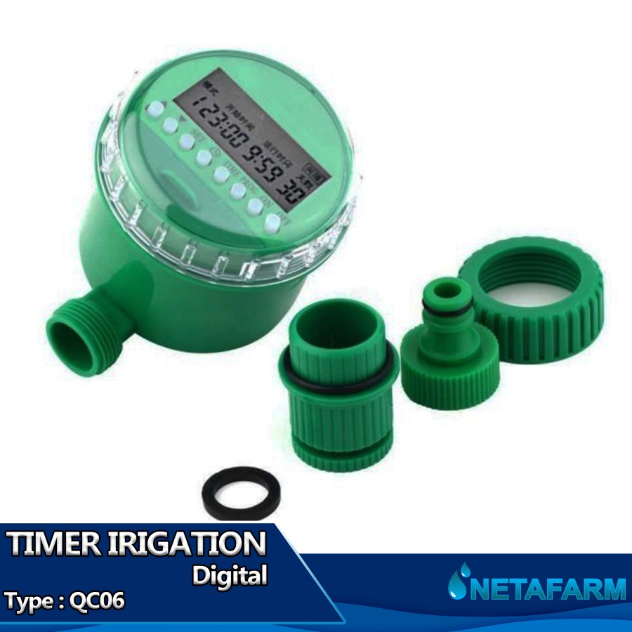 Digital Automatic Water Timer Penyiram Air Otomatis Irigasi QC06