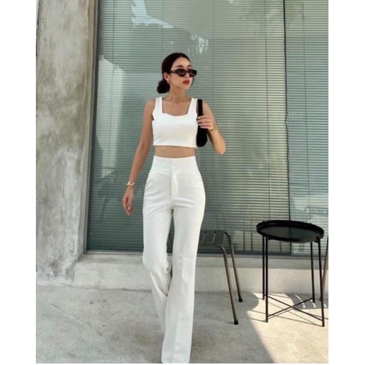 [VM] - Celana kulot murah Highwaist /celana kantoran / Celana Bahan Scuba Premium/fashion wanita Jessicacollectionn - 558