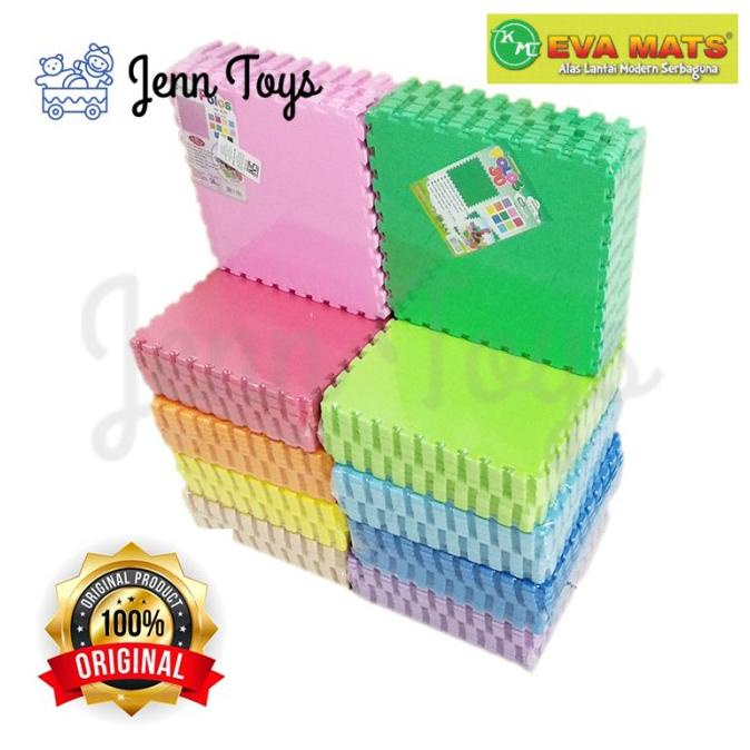 Evamat - Polos / Matras / Tikar / Karpet / Puzzle Alas Lantai Evamat