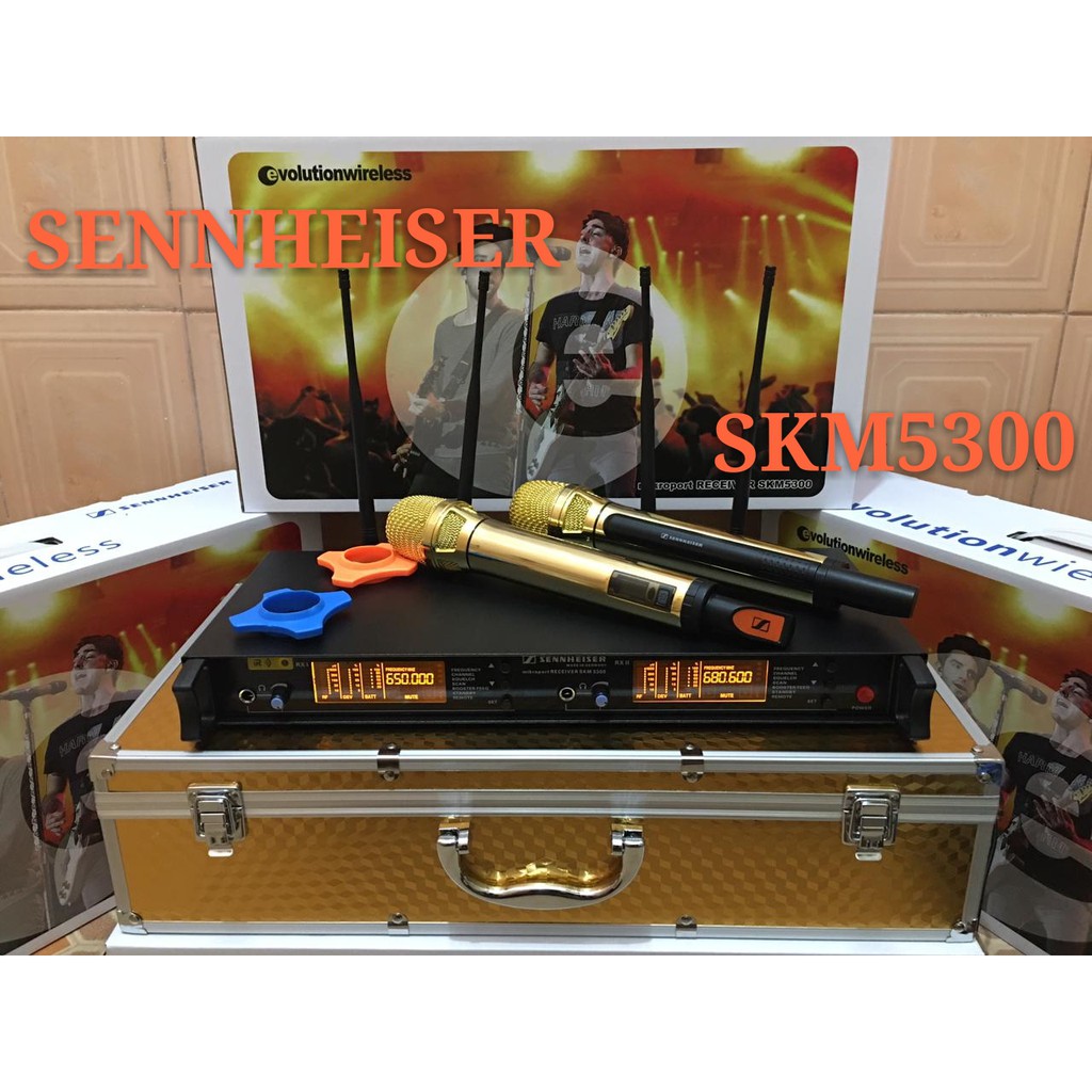 microphone mic wireless senheiser SKM 5300 gold hand mic isi 2 SKM5300