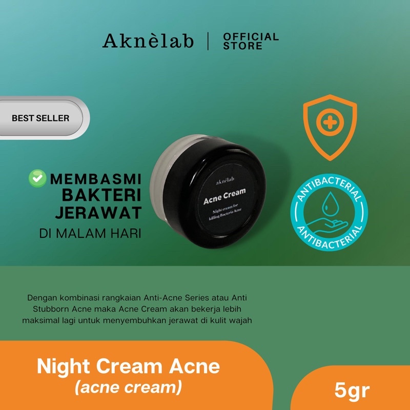 Acne Cream by Aknèlab (night cream for acne) 5gr