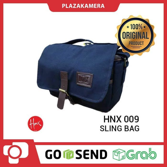 HONX HNX 009 Sling Bag Navy - Tas Selempang Kamera