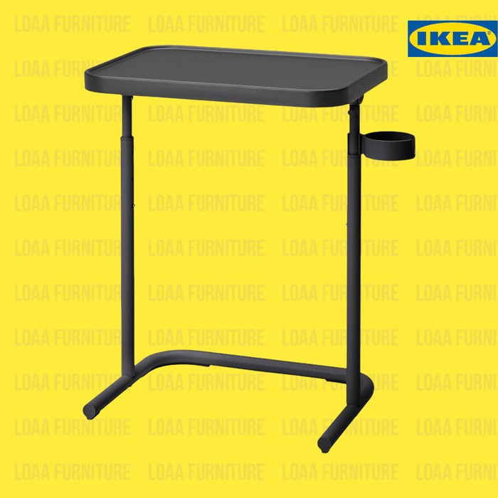 BJORKASEN IKEA Stand Laptop Meja Laptop - Antrasit - Antrasit