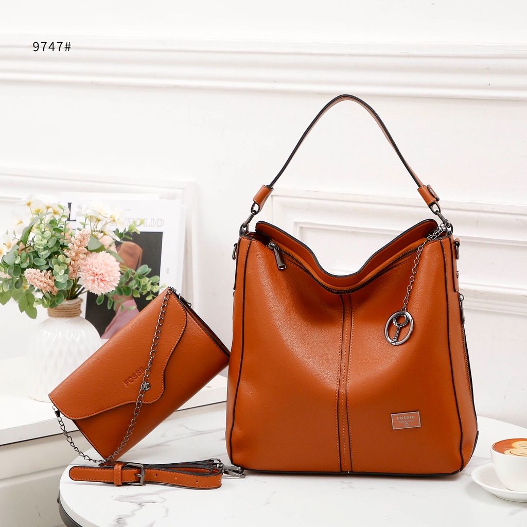 Tas Leather With SlingBag Hobo Shoulder Bag #9747