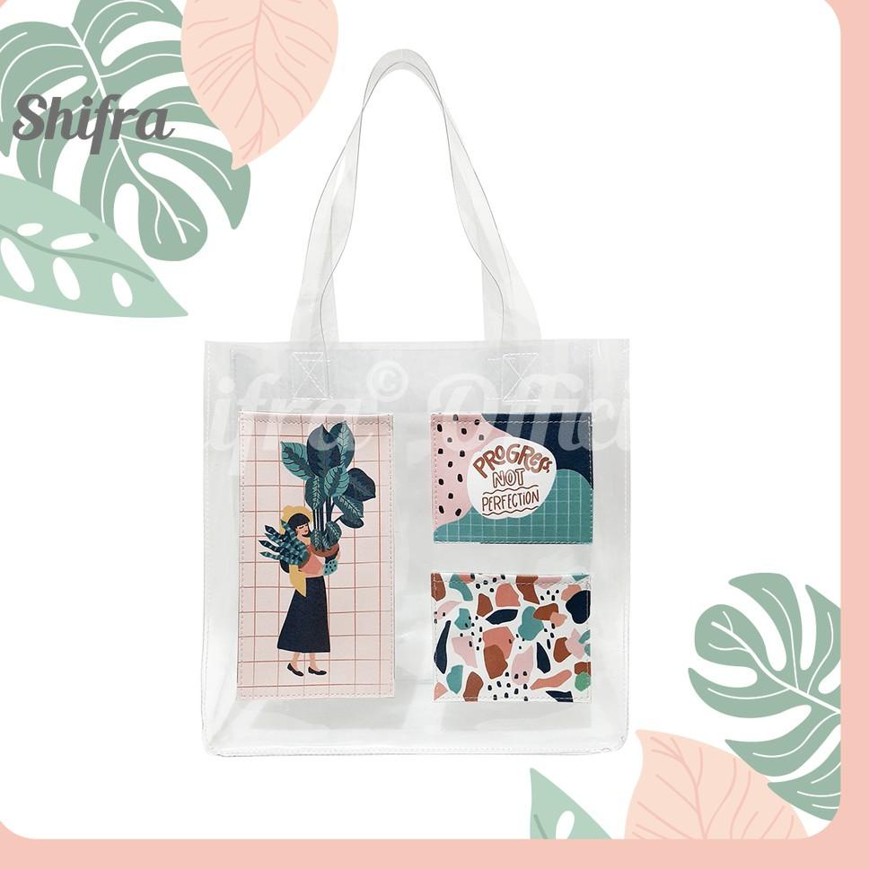 Best TAS TOTE BAG MIKA WANITA KANTONG GAR SHIFRA HS277 9W2