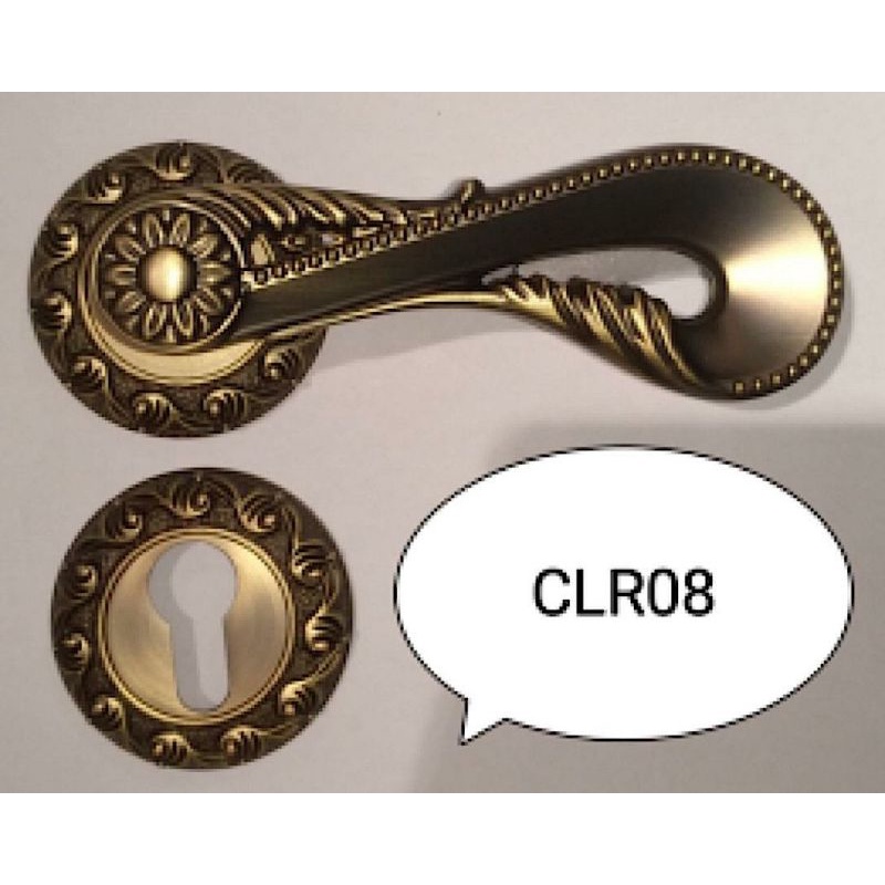 Handle Pintu Roses SES Spain Antique Brass/Gagang Pintu/Handle Pintu