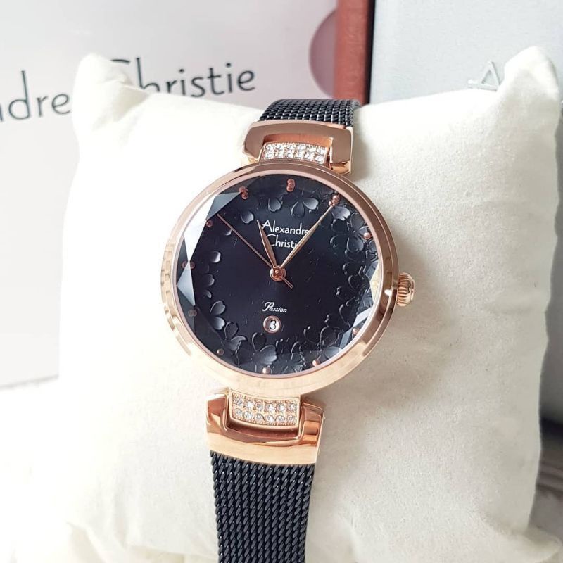 Jam Tangan Wanita Alexandre Christie 2756 LD / 2756 Black