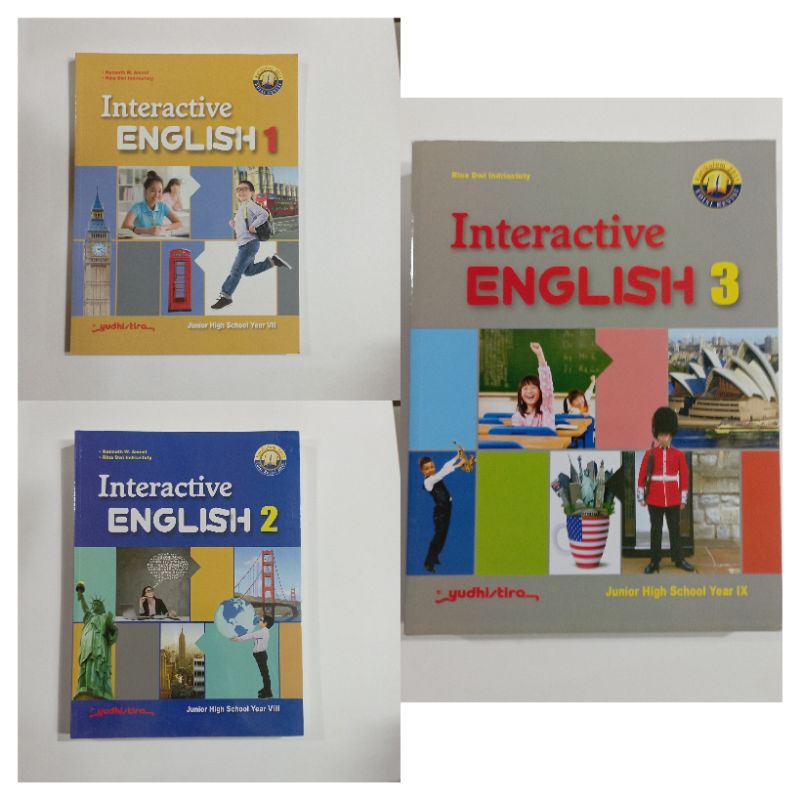 INTERACTIVE ENGLISH SMP Kelas 1,2,3 revisi 2016 kurikulum 2013 Yudistira