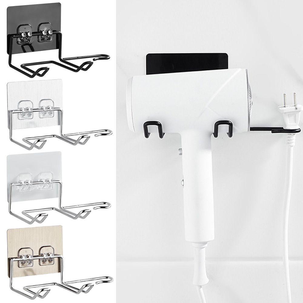 Rak Pengering Rambut Nanas Rak Penyimpanan Aksesoris Kamar Mandi Stainless Steel Tahan Lama