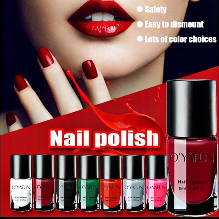 Kutek Oyafun Peel Off Kutek Halal Kuteks Muslimah