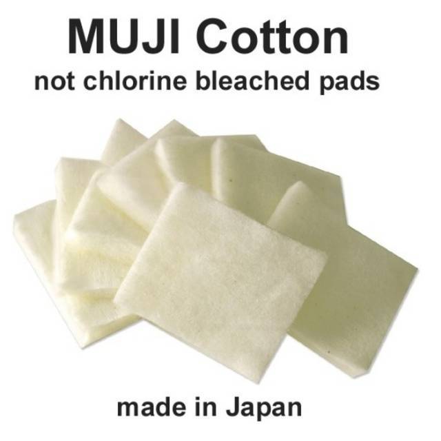 kapas MUJI organic 60x50 repack 10 pads