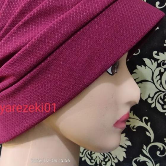 ♕ Topi Huges Turban Instan Premium bukan Rajut ☝