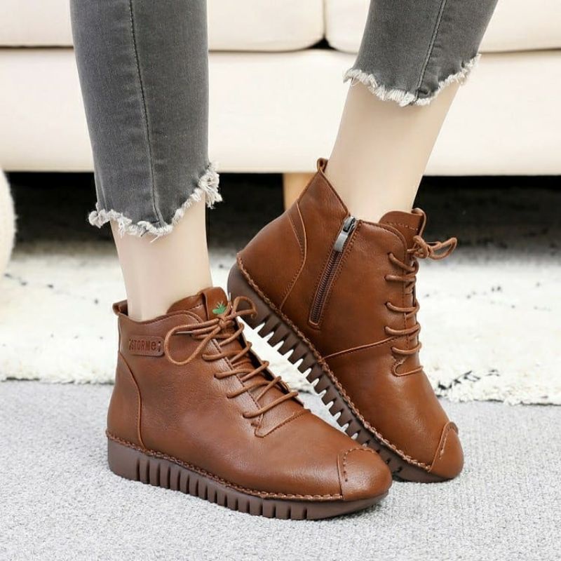 sepatu boots wanita import tipe s191