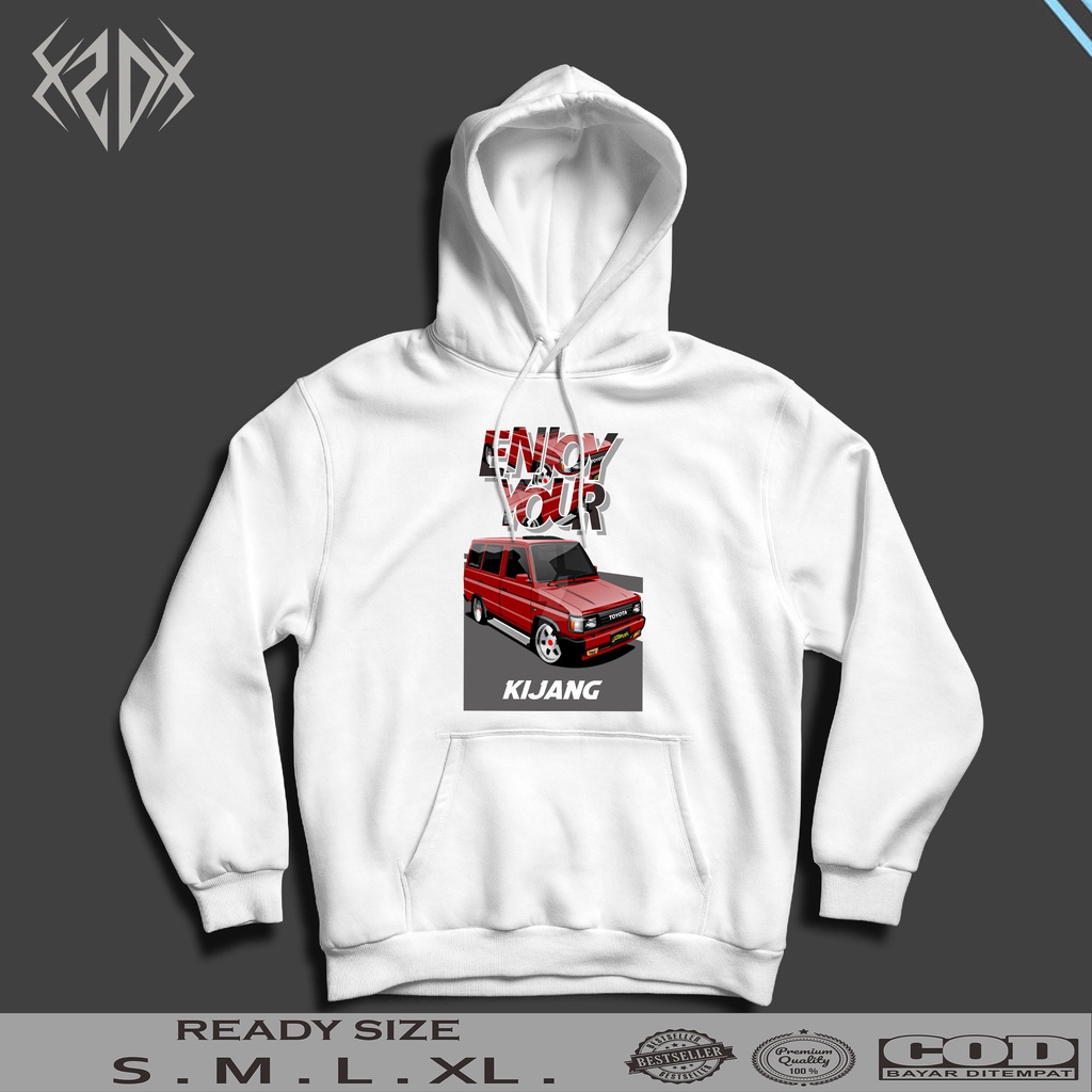 HOODIE TOYOTA KIJANG ENJOY YOUR KIJANG / HOODIE PRIA / JAKET PRIA / HOODIE KEREN