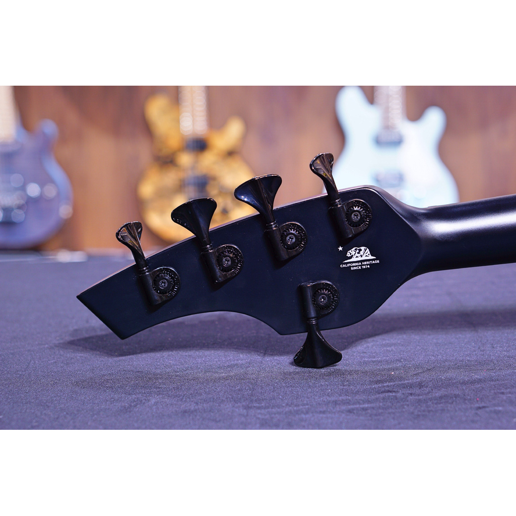 Ernie Ball Music Man Bongo 5 Bass Guitar - Stealth Black F91442