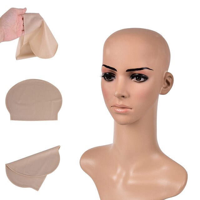 Bald Cap Latex Fake Skin - Wig untuk cosplay bald head - kepala botak