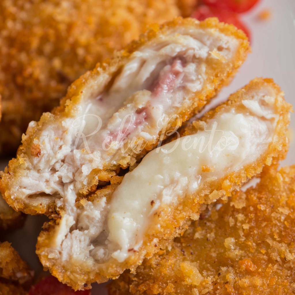 

Chicken Cordon Bleu Roku Bento Bandung 3 Pcs Nugget Gordon Blue Frozen - Lauk Praktis Siap Goreng