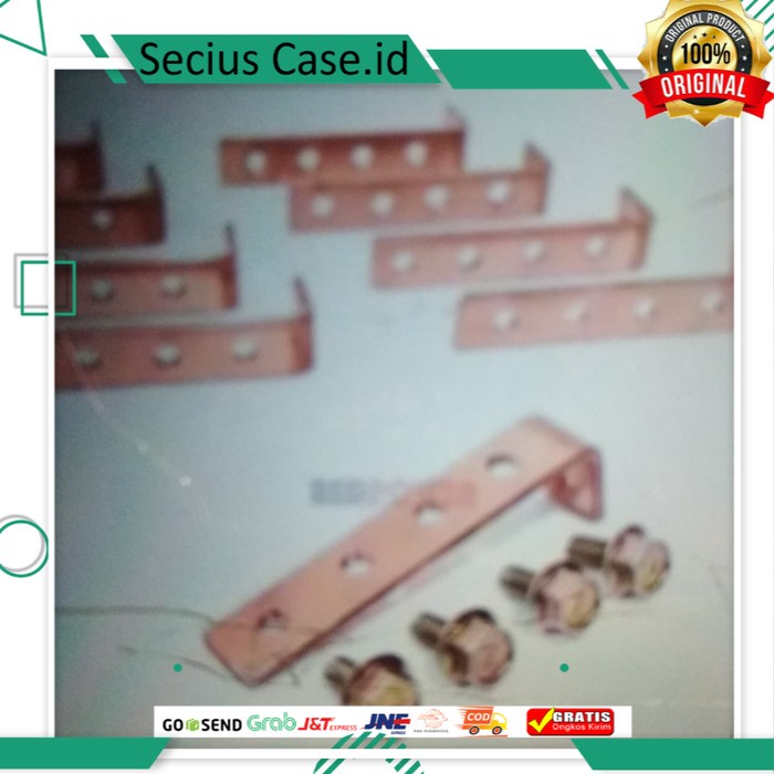 HEADER BUSBAR KEPALA GROUNDING AKI MOBIL TEMBAGA MURNI 3MM