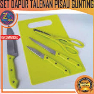 PISAU SET TALENAN PT51 PISAU DAPUR  ALAT  MASAK MULTI 