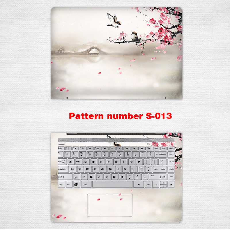 DELL Stiker Skin Vinyl 2 Sisi Cover Laptop / Notebook 11 / 12 / 13 / 14 / 15 &quot;/ 15&quot; Untuk Lenovo Xiaoxin Air14 / Pro13