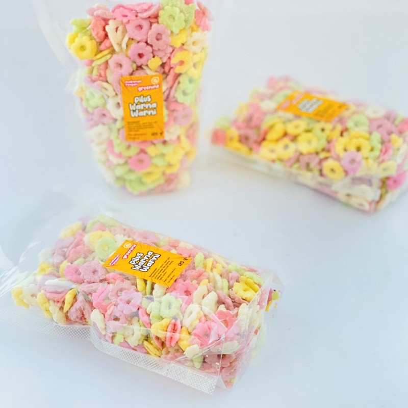 

Easrumart Pilus Sakura Warna Warni Ajisan Camilan Kiloan Termurah Snack Enak Gurih Kemasan 175 Gram